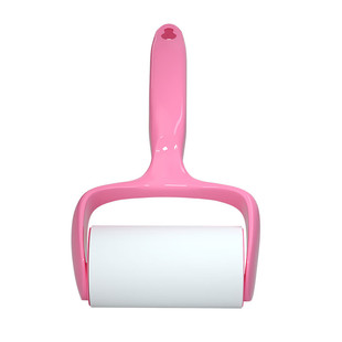 访客粘毛器滚筒可撕式黏贴纸猫毛清理衣物地毯沙发粘毛卷毛替换纸