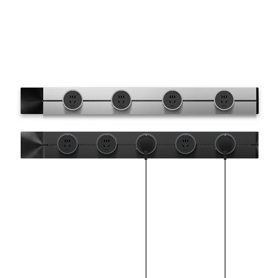 公牛暗装轨道插座嵌入式移动插排