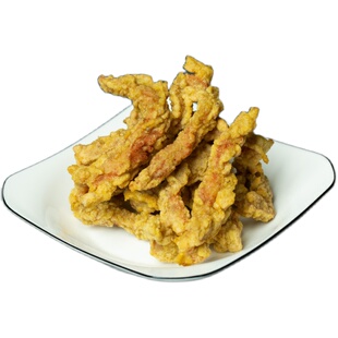 丫姐四川成都椒麻鲜肉小酥肉500g加热即食成品油炸猪肉打汤涮火锅