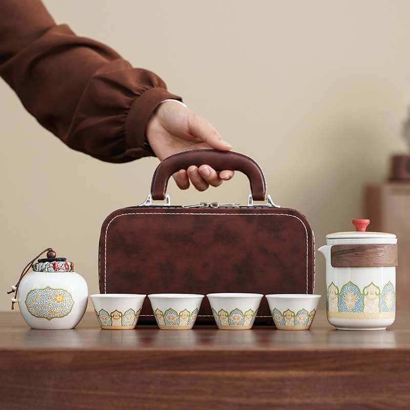 2025新款功夫茶具套装陶瓷泡茶壶茶杯快客杯伴手礼送长辈生日礼物