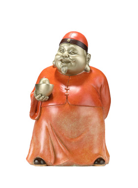 北将地主招财摆件新中式趣味礼品