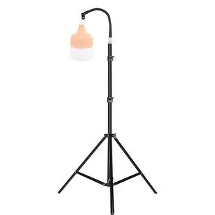 三脚伸缩支架夜市灯地摊灯应急灯户外照明超亮充电灯摆摊挂灯架