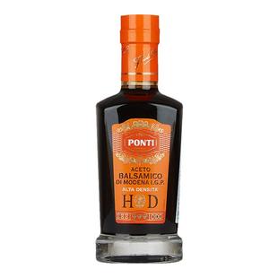 庞蒂Ponti意大利原装进口摩德纳香醋浓型葡萄黑醋拌沙拉酿造食醋