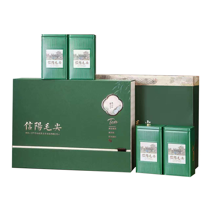 信阳毛尖精美礼盒春茶嫩芽一斤装