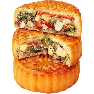 五仁月饼广式多口味月饼大个传统老式中秋月饼蛋黄糕点零食礼盒装