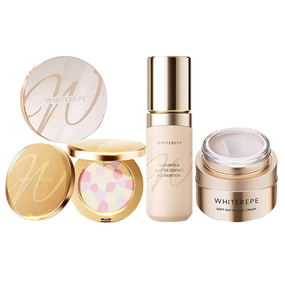 银座白月光粉饼一拍冷白皮抛光