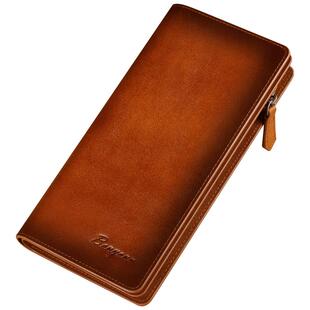 真皮男士钱包2025新款长款多卡位驾驶证头层牛皮手拿包卡包皮夹子