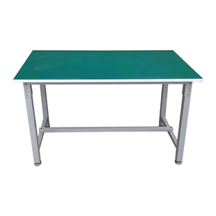 工厂车间流水线防静电工作台带灯桌子打包台移动传输带工作台重型