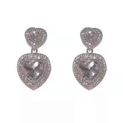 百搭心形耳夹虞书欣同款