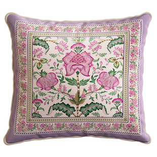 范居态度紫菱紫气东来欧式美式复古客厅沙发抱枕床头靠枕可拆洗