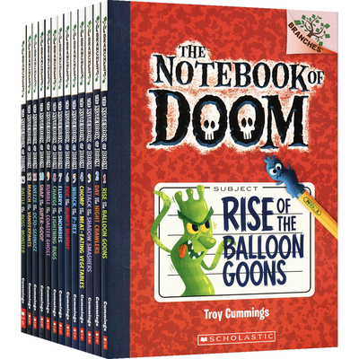 The Notebook of Doom 毁灭笔记13册 Scholastic Branches 学乐大树 儿童桥梁章节书 英语课外阅读 分级读物 英文原版进口图书