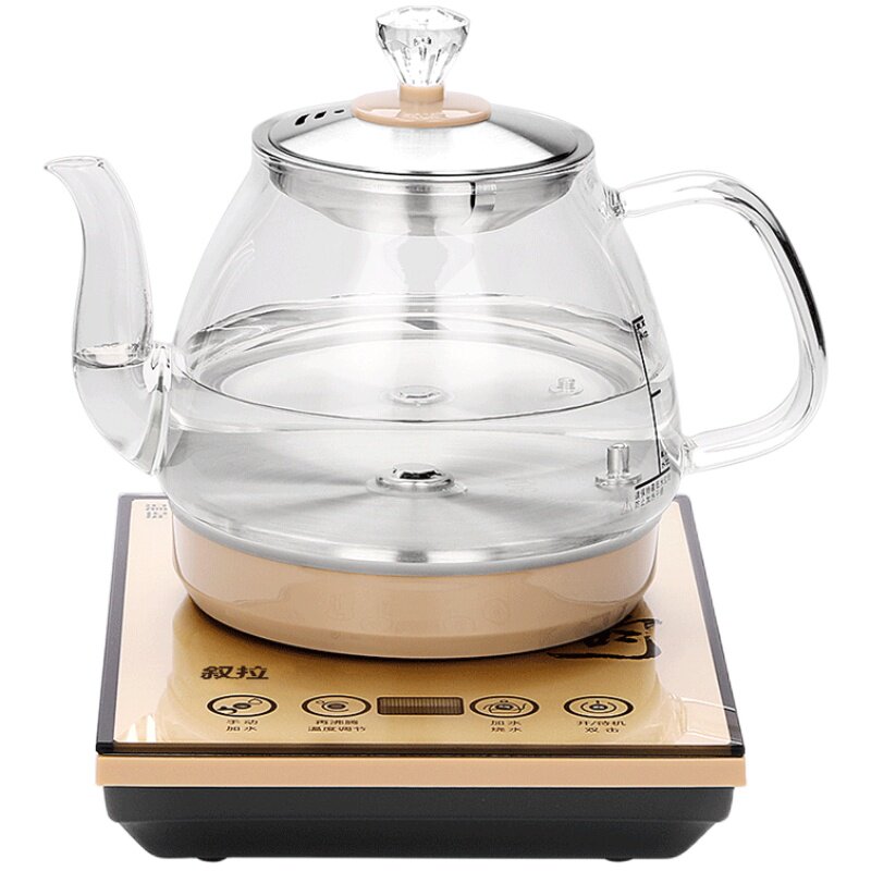 全自动底部上水壶电热烧水壶茶台专用泡茶具一体机茶桌抽水嵌入式