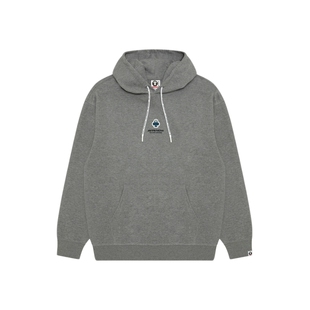 Aape旗舰店男装春季扑克徽章字母印花休闲连帽卫衣C351XAP