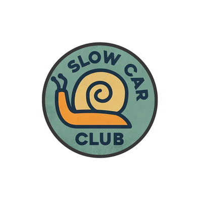 蜗牛慢车组玻璃静电贴纸