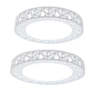 磁铁灯罩外壳罩方形灯罩卧室房间灯罩简约现代吸顶灯灯罩外壳圆形