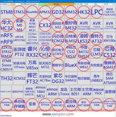 国民技术N32G455 457 G032 030 可扫描控制 脱机烧录写编程下载器