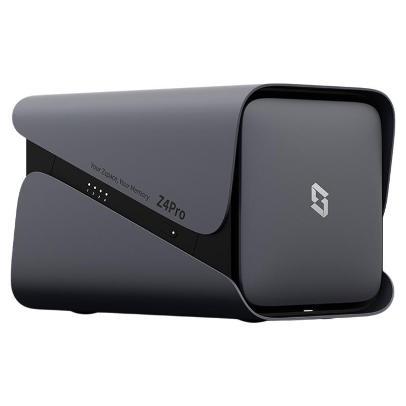 极空间私有云Z4Pro 性能版四盘位八核16G内存nas主机存储智能Ai家庭网盘个人云网络存储服务器手机平板扩容