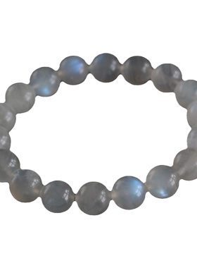 蓝月光月光石手链手串男女款