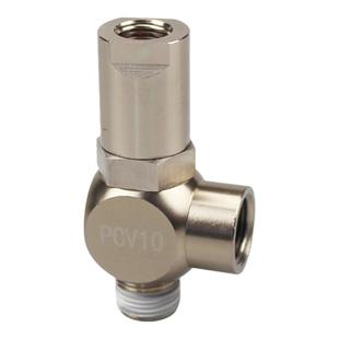 气动诱导止回阀PCV06 08 10 15气缸保压阀 安全阀 气控单向阀PC06