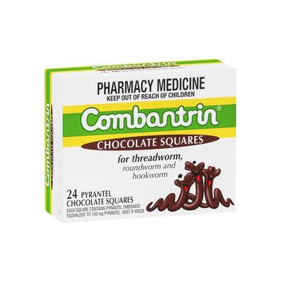 Combantrin澳大利亚打虫巧克力打虫药儿童成人驱虫药蛔虫药24块