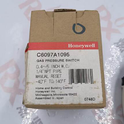 议价美国HoneywellHoneywell压力开关C6097A1095现货一个原装全新