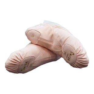 swiga帆布舞蹈鞋儿童女纯棉软底芭蕾舞鞋成人中国舞鞋民族形体鞋