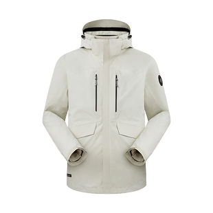 探路者冲锋衣羽绒内胆三合一冬季户外防风防水保暖登山服女士外套