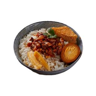 【府城】台式黑金卤肉饭方便速食加热即食冷冻预制菜商用批发