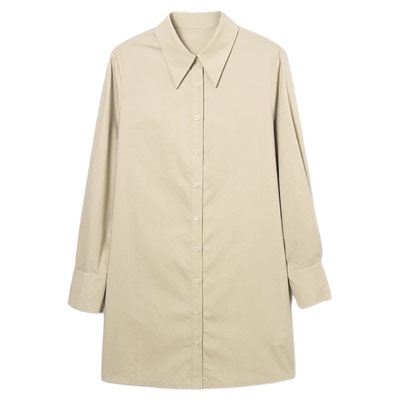 衬衫式中款连衣裙鸟撤柜女装清仓