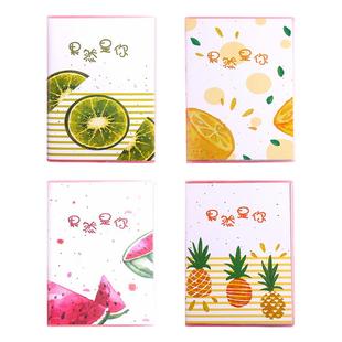 卡通小本子彩页可爱便携随身小号笔记本开学小学生用文具奖励奖品记作业手帐手账口袋胶套记事本毕业儿童礼物