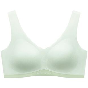 三阶段曼妮芬无痕3A抗菌杯宽肩带背心少女内衣无钢圈发育期文胸
