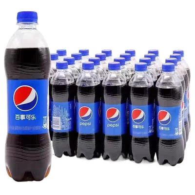 百事可乐碳酸饮料汽水可乐600ml瓶装24瓶整提