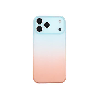 适用苹果iPhone17ProMax手机壳超轻薄tpu软壳Air镜头小孔16全包按键15拍照键14磨砂防指纹13半透明12渐变蓝色