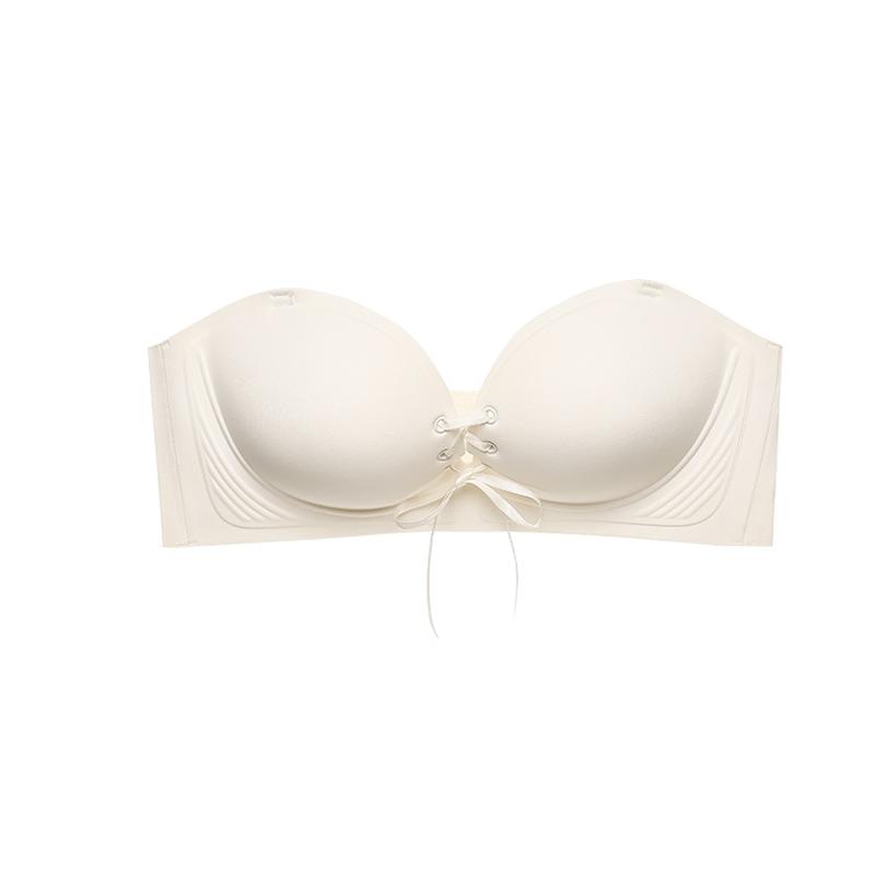 Goobras聚拢无肩带内衣防滑抹胸可拆卸无痕性感美背小胸显大文胸