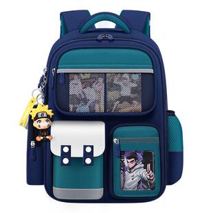 小学生儿童书包三到六轻便男童一年级男孩男生大容量减负护脊超轻