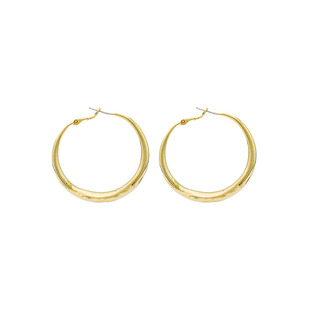 「耀眼」明星同款素圈大耳圈耳饰蚊香盘耳夹无耳洞耳环耳钉女耳圈