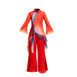 高先玉老师同款东方红古典舞服装民族扇子舞胶州秧歌表演服套装