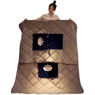 抱枕被子两用办公室折叠毯子二合一午睡小枕头汽车载靠枕冬季加厚