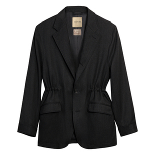 【50%美丽诺羊毛 骑兵斜纹】CULTUM秋冬意式休闲平驳头西装领夹克