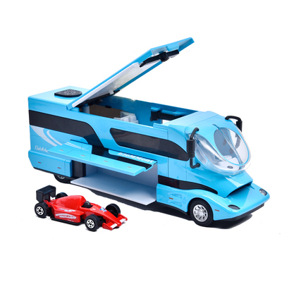 回力合金模型声光组装玩具车