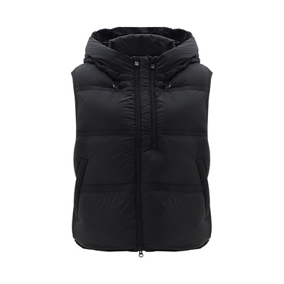 iammix27冬季短款连帽羽绒马甲