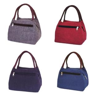 帆布上班帆布拎包夏季手提妈妈防水新款轻便女士上班族便当小布包