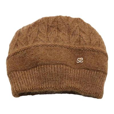 松鼠绒双层针织时尚百搭冬季堆堆帽女士编织韩版保暖帽秋冬帽子女