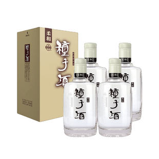 金种子酒40度经典柔和提升460ml*4瓶整箱装浓香型白酒自饮送礼