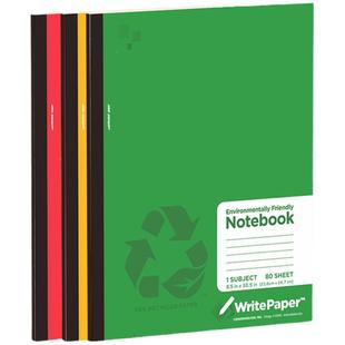 凯萨KAISA彩卡系列美式线圈笔记本a4高颜值ins风牛皮纸横线本可撕大学生考研专用可平摊单词本a5分栏记事本子