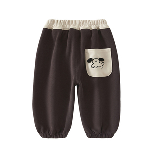 早秋宝宝卫裤小童春秋季儿童休闲宽松运动裤休闲裤男童女童长裤