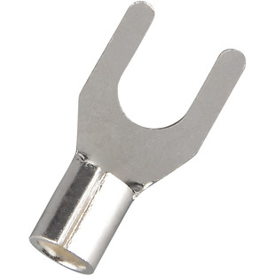 UT系列叉形冷压裸端子叉型铜鼻子线耳全铜冷压接线端子0.2-10平方