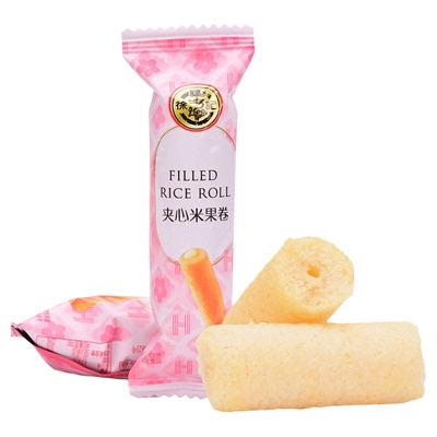 徐福记芝士味夹心米果卷