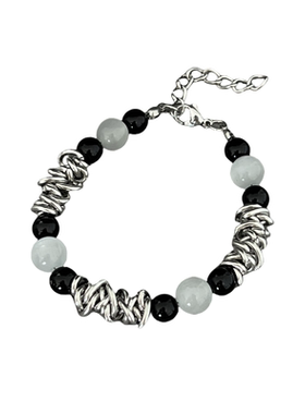 2025新款黑玛瑙手链男潮串珠手串