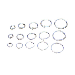 999纯银加粗耳圈耳骨圈唇 鼻环 韩版耳钉男女耳环防过敏圆线耳棒